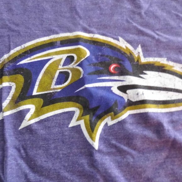 Majestic Men's Baltimore Ravens Vintage Tee, Size: Medium, Purple - Picture 3 of 4